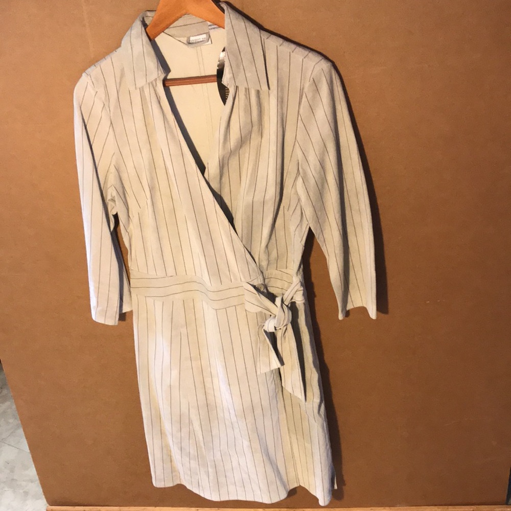 Newport News suede wrap dress